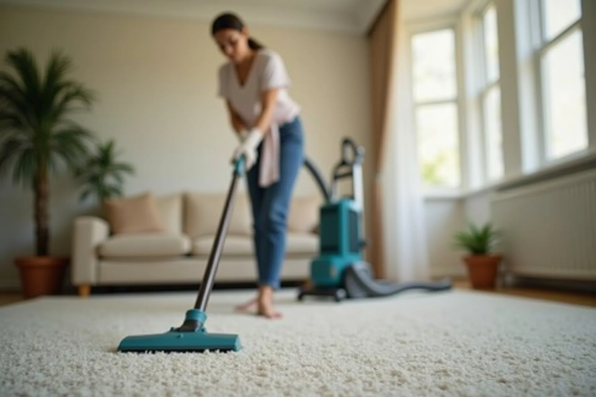 Professional home cleaning before open house